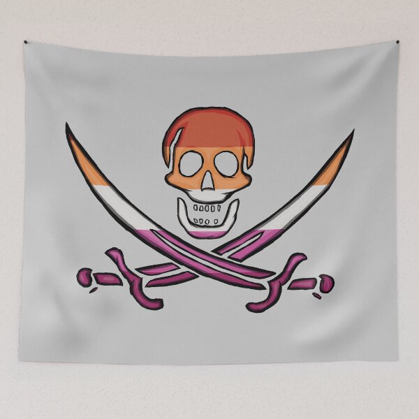 Item preview, Lesbian Pirate Pride designed and sold by SmartDirty.