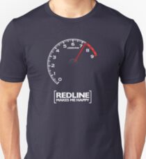 Redline makes me happy Slim Fit T-Shirt
