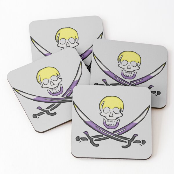 Item preview, Nonbinary Pirate Pride designed and sold by SmartDirty.