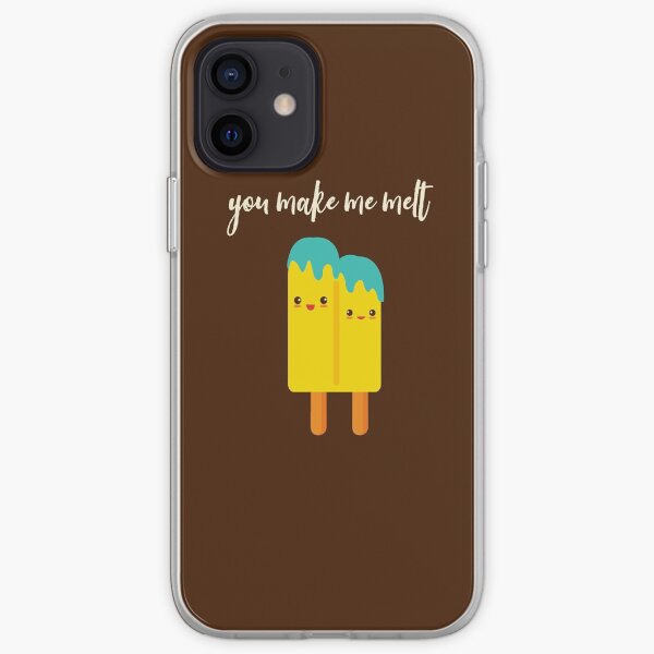 You Make Me Melt Valentine's Day Couple Ice Cream Popsicle Love Kawaii Anniversary Wedding Sweet Romance iPhone Soft Case