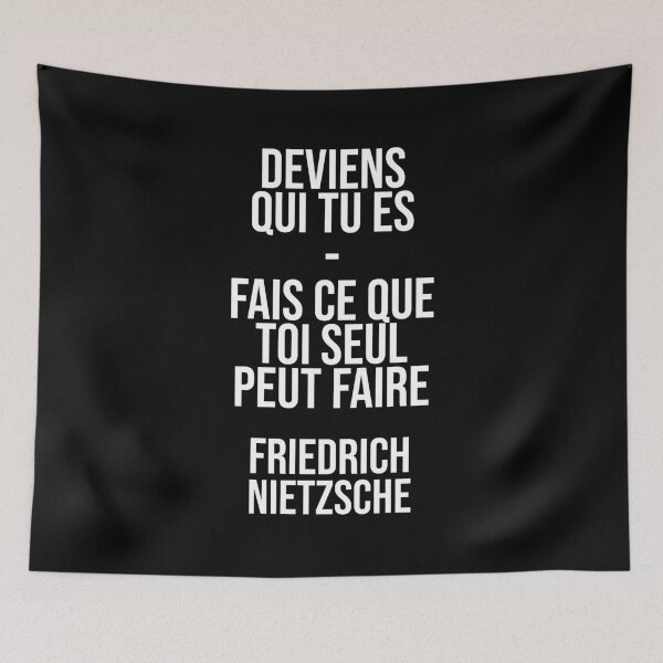 Item preview, Become Who You Are - Nietzsche Quote designed and sold by Philippe Derungs.