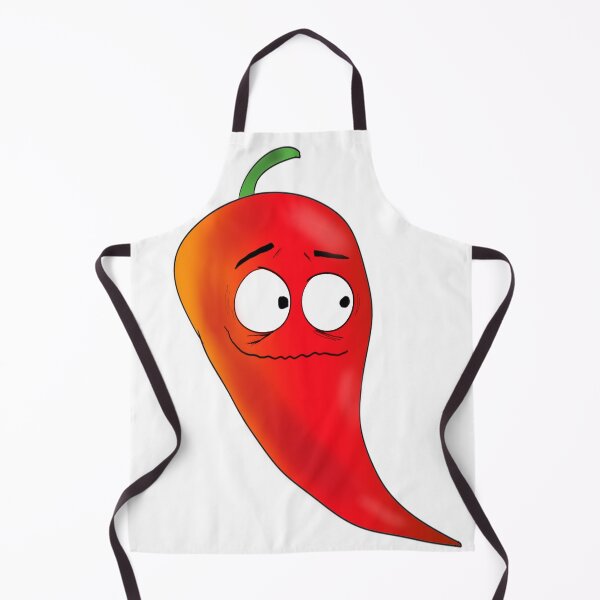Item preview, Scared red chili pepper cartoon designed and sold by ArtisanAaron.