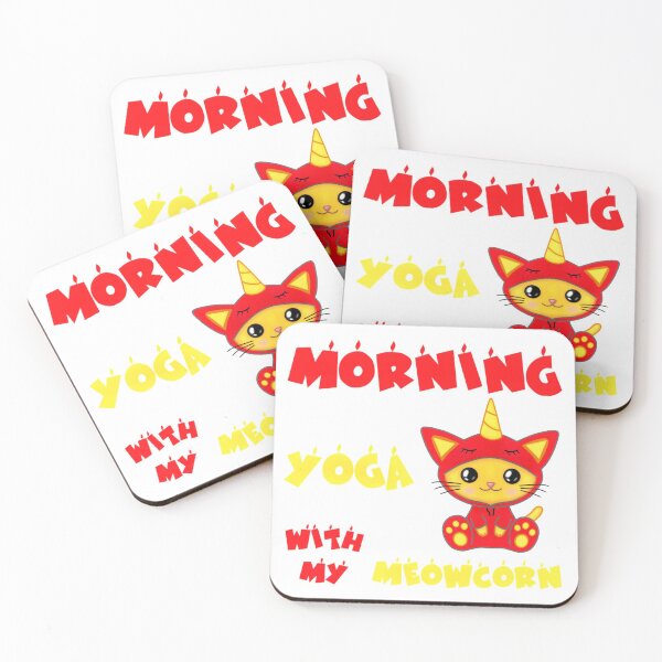 Item preview, Yoga With My Meowcorn designed and sold by TrendySpace.