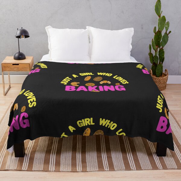Item preview, Just A Girl Who Loves Baking - Yellow, Pink designed and sold by Chubuter.