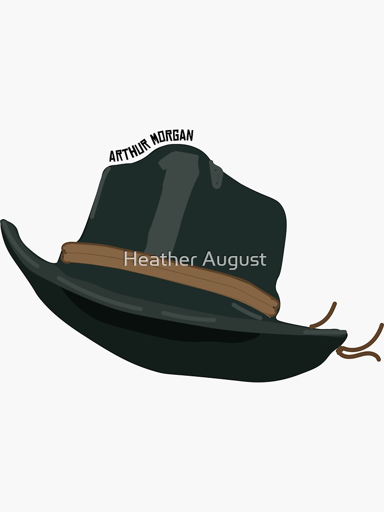 Arthur Morgan hat blue jay | Sticker