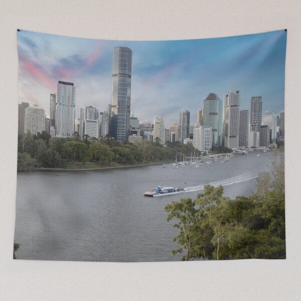 Item preview, Brisbane River designed and sold by Marylou Badeaux.