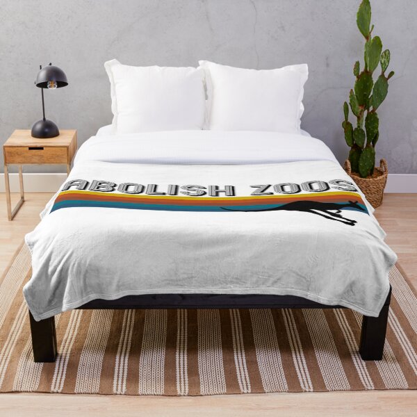 Item preview, Abolish Zoos, Colorful Retro Hopping Kangaroo Design designed and sold by robalonso.