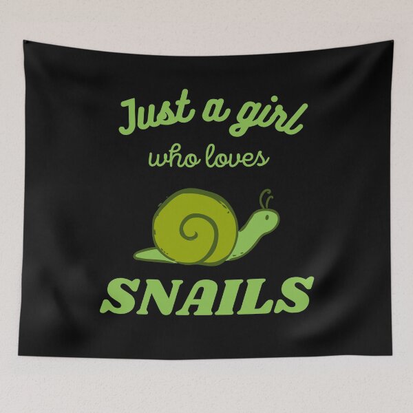 Item preview, Just a Girl Who Loves Snails designed and sold by Sus-Snail-Co.