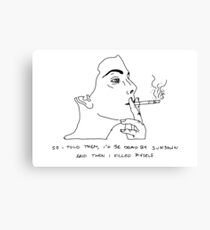 Pettibon's Muse Canvas Print