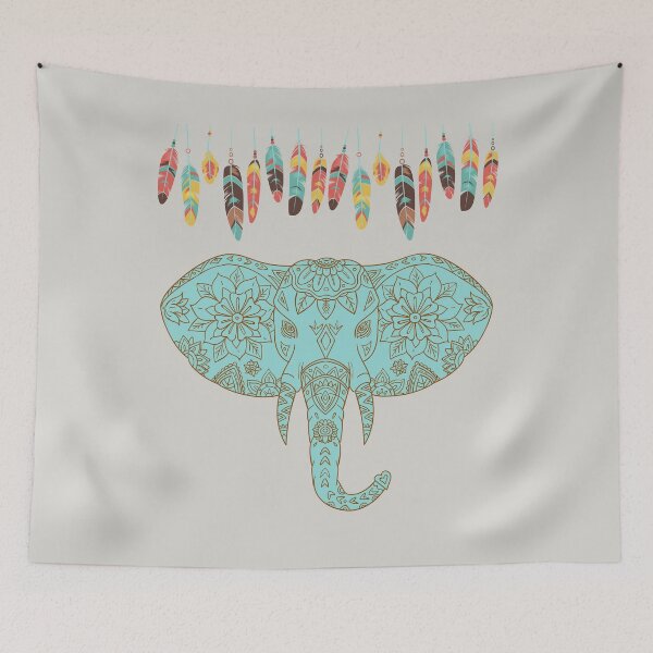 Item preview, Elephant with Feathers designed and sold by Ksaavet.