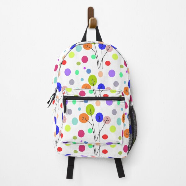 Item preview, Colorful Color Pop Retro Abstract Polkadot Shape Bubble Tree designed and sold by dpeepowl.