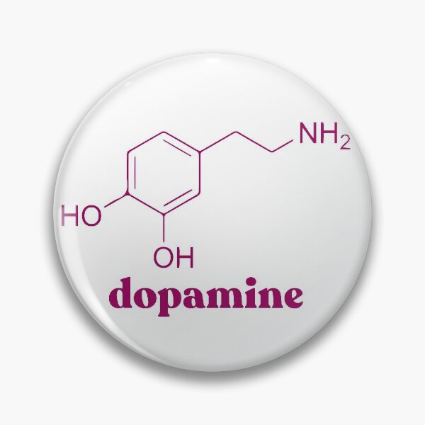 Item preview, Dopamine molecule with name designed and sold by hmbrttvr.