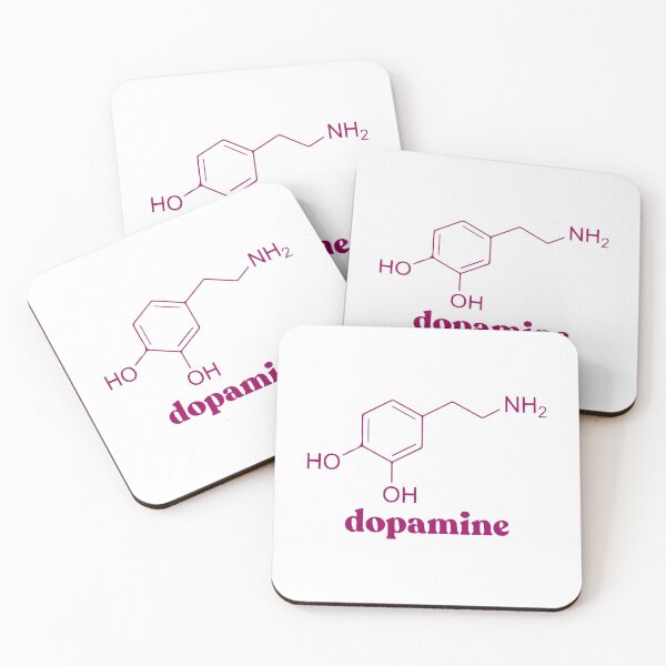 Item preview, Dopamine molecule with name designed and sold by hmbrttvr.
