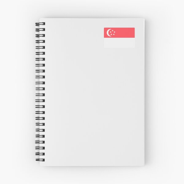 Item preview, FLAG OF SINGAPORE designed and sold by Just Simple And Awesome.