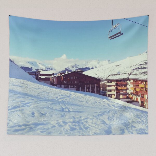 Item preview, French hotels in the mountains  designed and sold by aqsaIntizar.