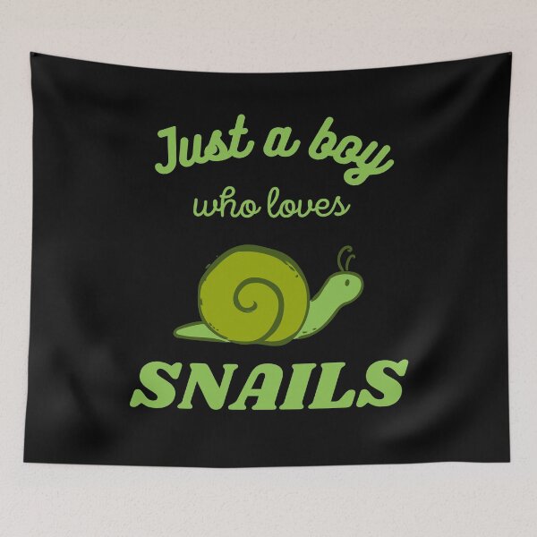 Item preview, Just a Boy Who Loves Snails designed and sold by Sus-Snail-Co.