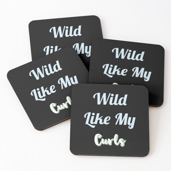 Item preview, Wild Like My Curls Blue and Green Font. designed and sold by SacredsDesigns.