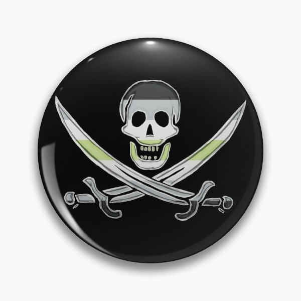 Item preview, Agender Pirate Pride (darkMode) designed and sold by SmartDirty.