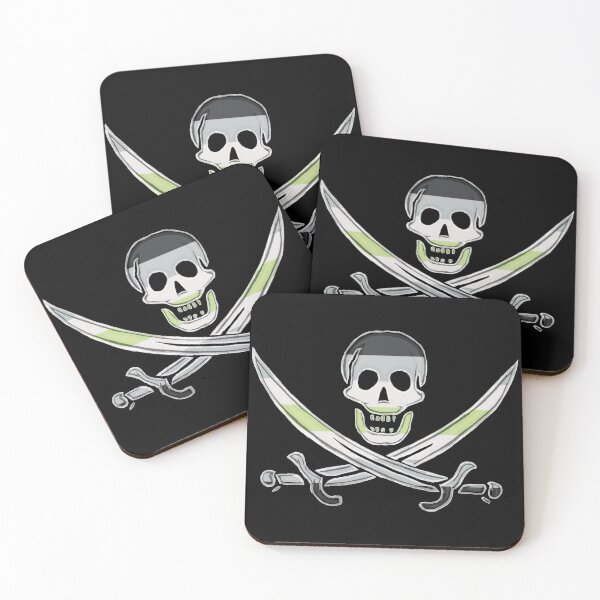 Item preview, Agender Pirate Pride (darkMode) designed and sold by SmartDirty.