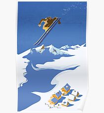 Sky Skier Poster