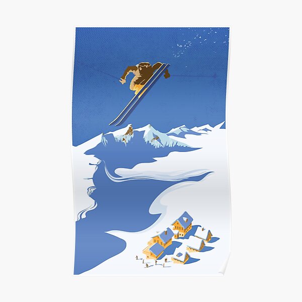 Sky Skier Poster