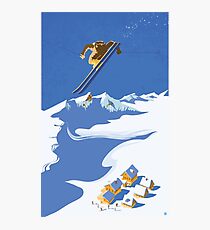 Sky Skier Photographic Print