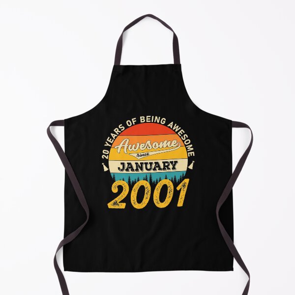 Item preview, 20th Birthday 20 Years Born In 2001 January designed and sold by Renergie.