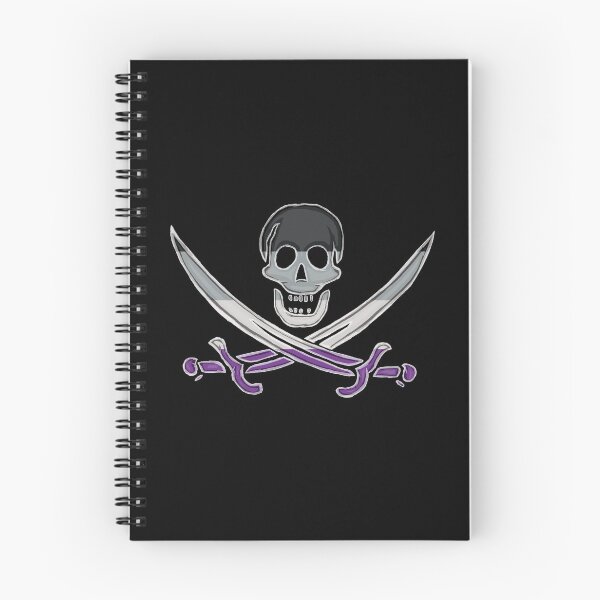 Item preview, Asexual Pirate Pride (darkMode) designed and sold by SmartDirty.