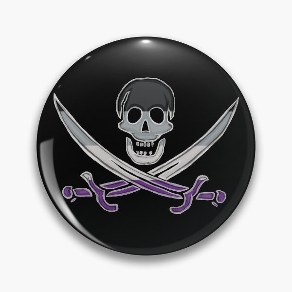 Item preview, Asexual Pirate Pride (darkMode) designed and sold by SmartDirty.