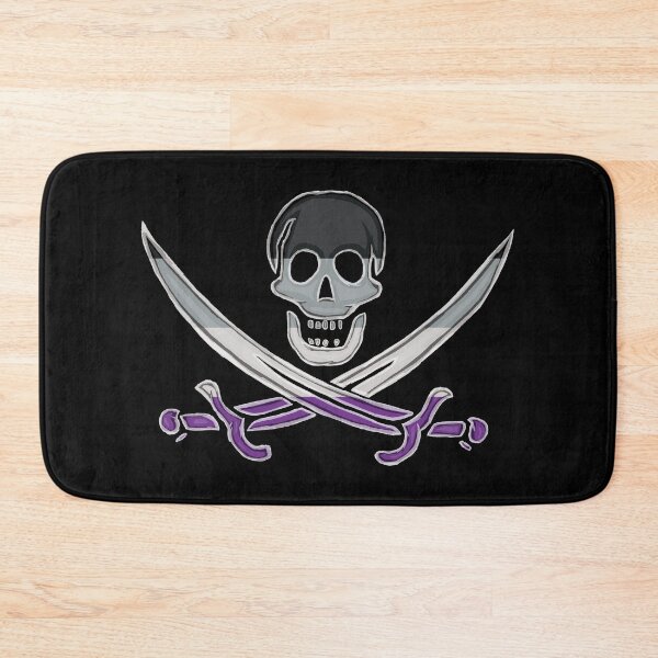 Item preview, Asexual Pirate Pride (darkMode) designed and sold by SmartDirty.