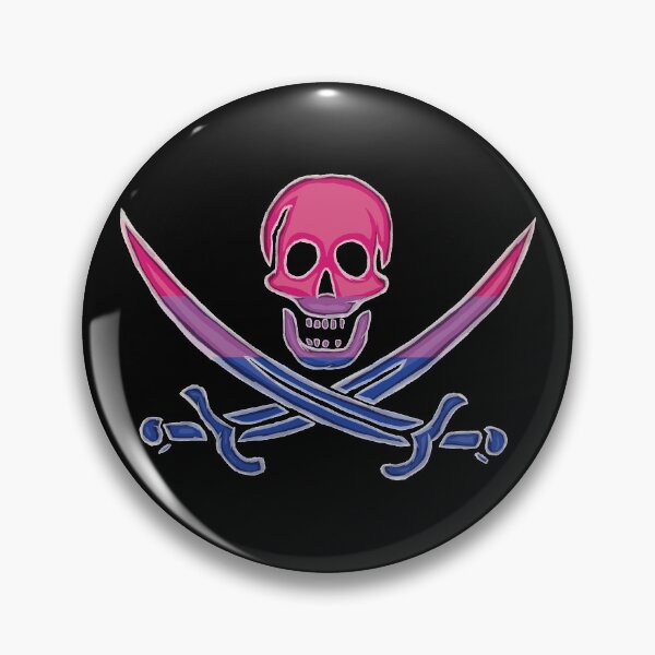 Item preview, Bisexual Pirate Pride (darkMode) designed and sold by SmartDirty.