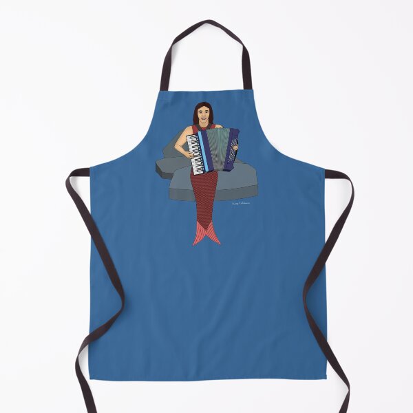 Item preview, Mermaid Playing an Accordion without background designed and sold by Caseymakesart.