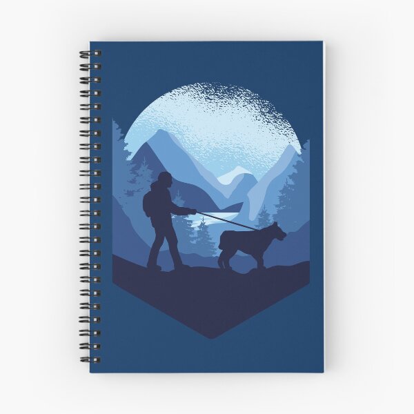 Item preview, Hiking trekking with cute dog designed and sold by Piztees.