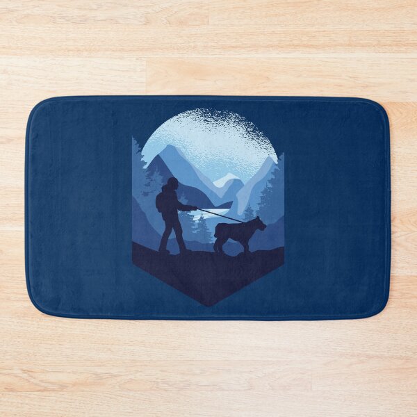 Item preview, Hiking trekking with cute dog designed and sold by Piztees.