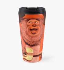 Big Bear Big Al Blut auf dem Sattel Land Bears Bear Thermosbecher