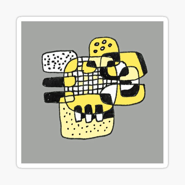 Character No 12 in Yellow Sticker