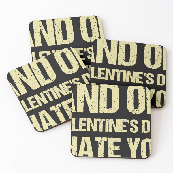 Item preview, and on valentine's day i hate you , humor,  designed and sold by UwillBeAwesome.