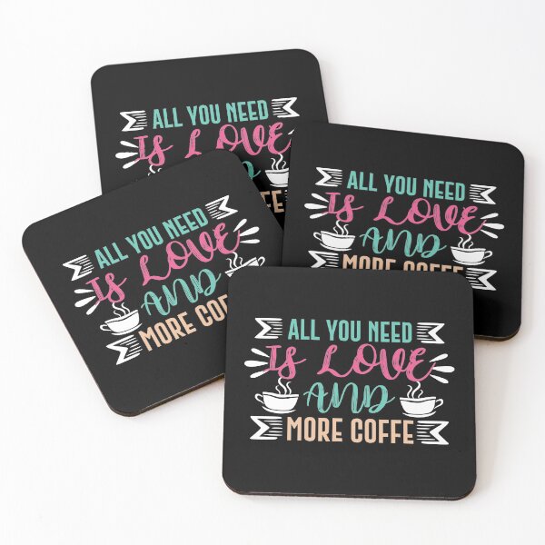 Item preview, All I Need Is Love And Coffee designed and sold by PrintexDesigns.
