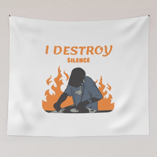 Item preview, I DESTROY SILENCE designed and sold by Tawfiktyson.