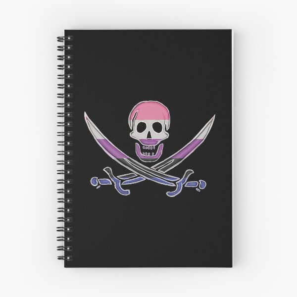 Item preview, Genderfluid Pirate Pride (darkMode) designed and sold by SmartDirty.
