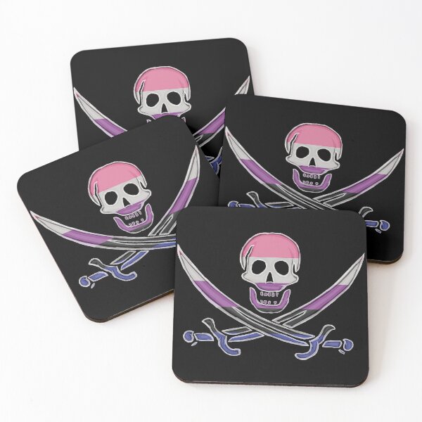 Item preview, Genderfluid Pirate Pride (darkMode) designed and sold by SmartDirty.