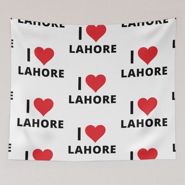 Item preview, I Love Lahore (light) designed and sold by mugify.