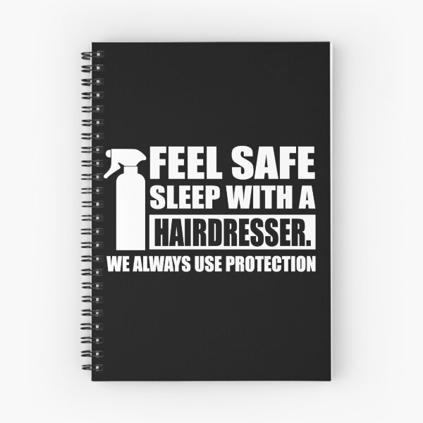 Item preview, Feel safe, sleep with a hairdresser designed and sold by nektarinchen.