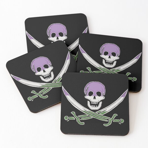 Item preview, Genderqueer Pirate Pride (darkMode) designed and sold by SmartDirty.