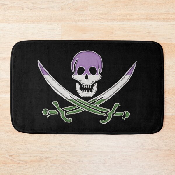 Item preview, Genderqueer Pirate Pride (darkMode) designed and sold by SmartDirty.