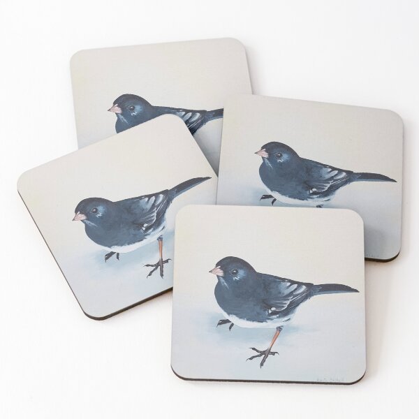 Item preview, Dark-eyed Junco - bird painting designed and sold by Emily Bickell.