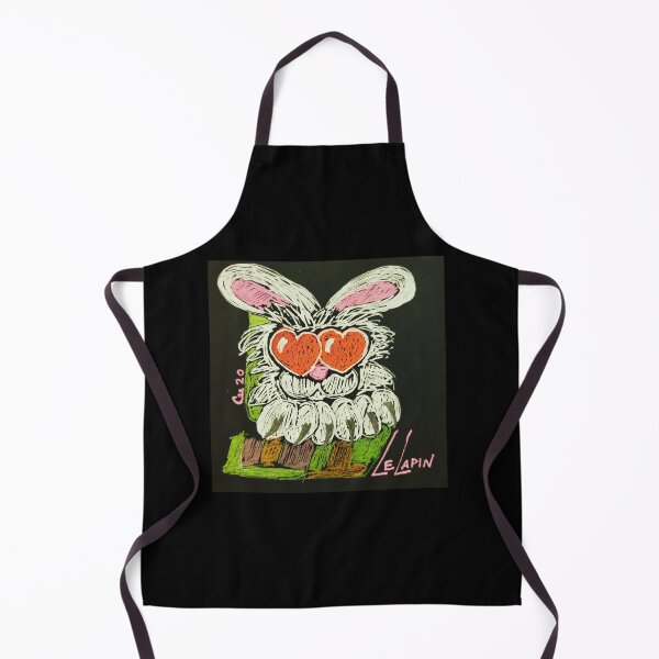 Item preview, Le Lapin the White Rabbit with Heart Eyes designed and sold by CeeMartinez.