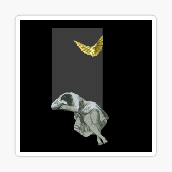 Goya collage #1 Sticker