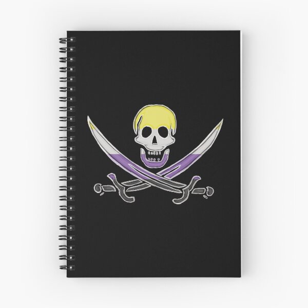 Item preview, Nonbinary Pirate Pride (darkMode) designed and sold by SmartDirty.