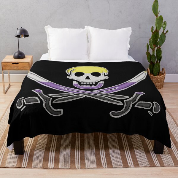 Item preview, Nonbinary Pirate Pride (darkMode) designed and sold by SmartDirty.